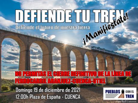 Convocada una manifestación contra el cierre definitivo de la línea de ferrocarril