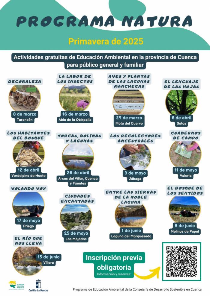 Vuelve el programa de educación ambiental ‘Natura’ con 13 actividades gratuitas para las familias hasta junio