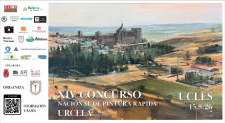 El XIV Certamen Nacional de Pintura Rápida Urcela reunirá a cerca de un centenar de artistas en Uclés