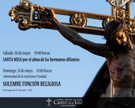 El Santísimo Cristo de la Luz centra los cultos de la Santísima Trinidad en El Salvador