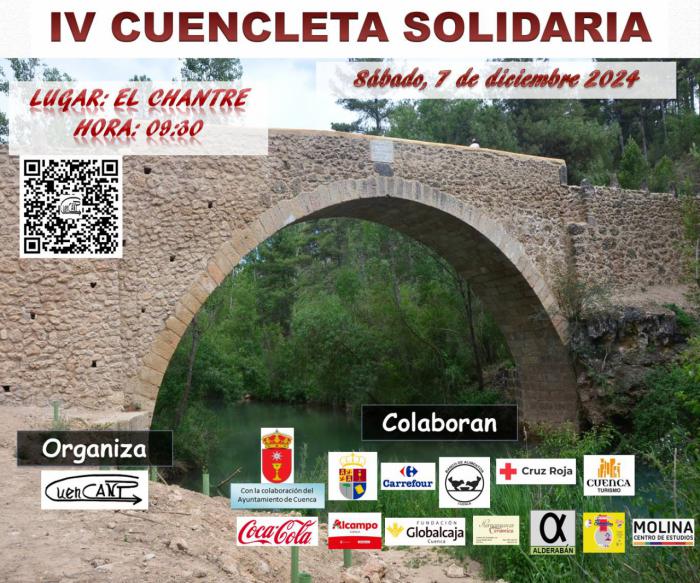 Arranca la inscripción para la IV Cuencleta Solidaria en beneficio del Banco de Alimentos y Cruz Roja