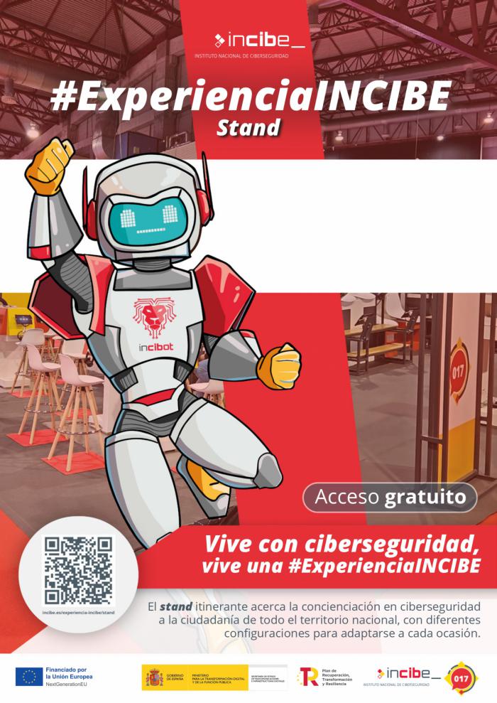 El stand de #ExperienciaINCIBE llega a Cuenca para capacitar en ciberseguridad a la ciudadanía