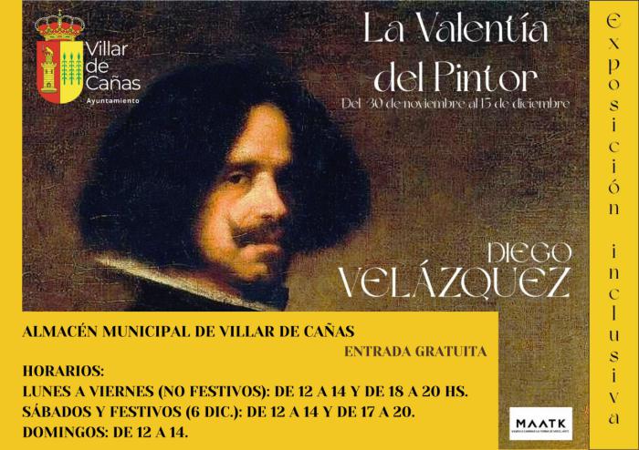 Villar de Cañas acoge la exposición inclusiva Velázquez: La valentía del pintor del 30 de noviembre al 15 de diciembre