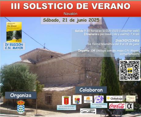 La Asociación Cultural CuenCANP celebra el III Solsticio de Verano en Navalón con una ruta por los Altos de Cabrejas