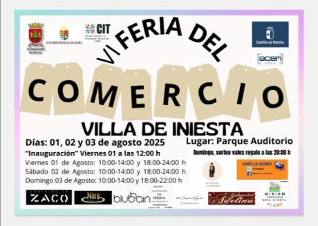 Lo mejor del comercio comarcal se da cita este fin de semana en la VI Feria del Comercio Villa de Iniesta