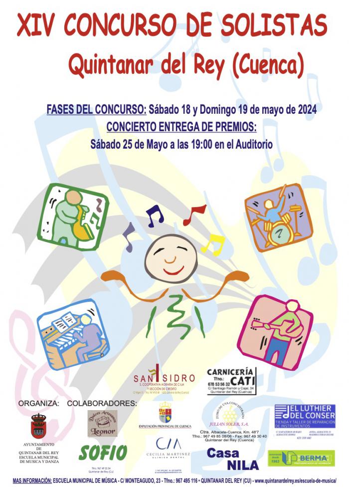 Quintanar del Rey organizan el XIV Concurso Regional de Solistas