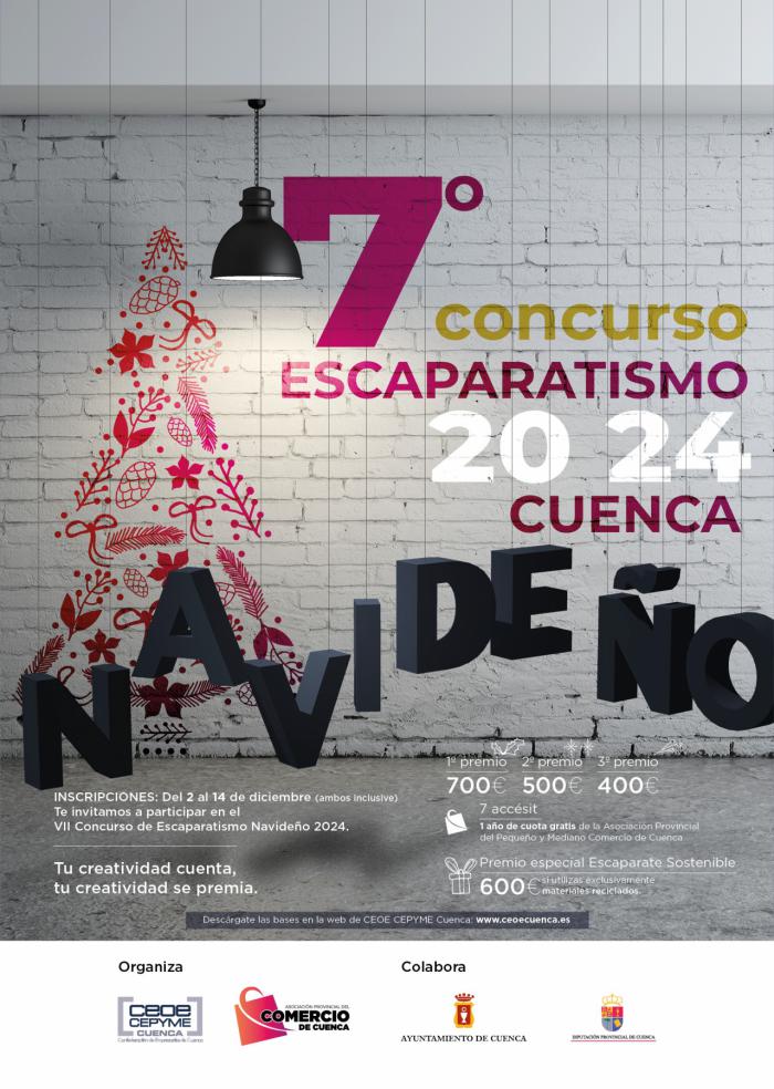 Inscripciones abiertas para el Concurso de Escaparatismo Navideño hasta el 14 de diciembre