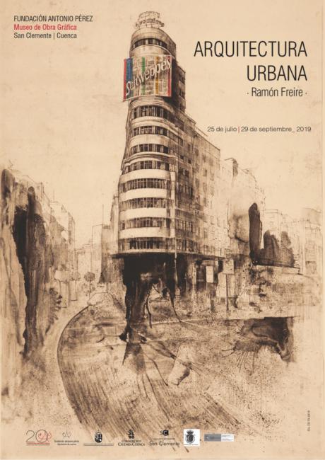 Arquitectura Urbana, de Ramón Freire, llega al Museo de Obra Gráfica de San Clemente