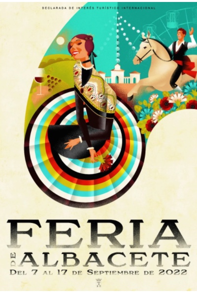 El cartel "Sí Feria", de Manuel Casero, anunciará la Feria de Albacete 2022 