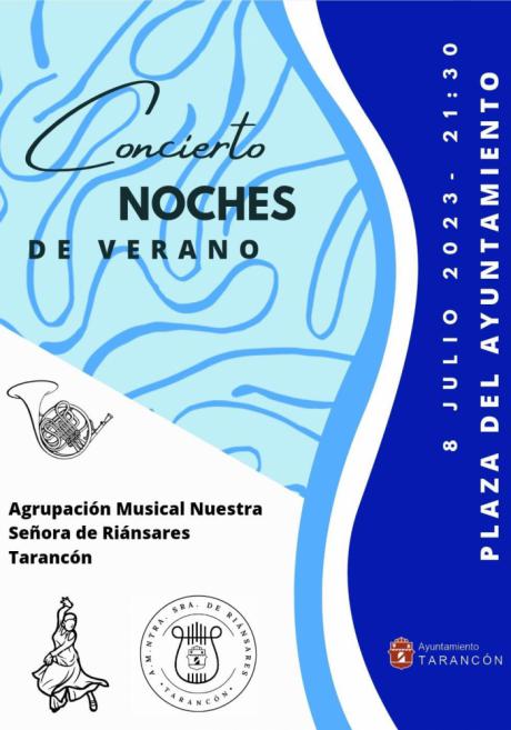 El concierto ‘Noches de Verano’ llega a la plaza del Ayuntamiento de Tarancón el sábado
