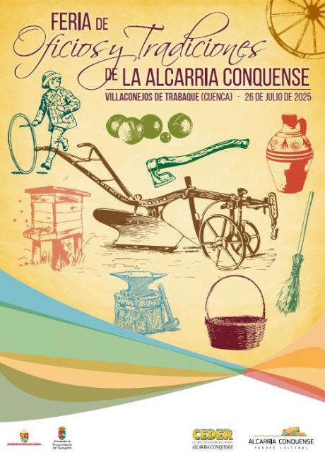 Villaconejos de Trabaque celebra este sábado la V Feria de Oficios y Tradiciones de la Alcarria Conquense
 