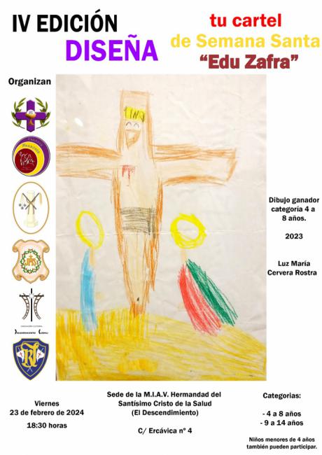 El concurso nazareno de dibujo ‘Diseña tu cartel de Semana Santa “Edu Zafra”’ duplica las hermandades participantes