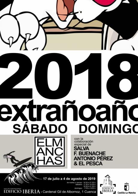 La Sala Iberia acoge la muestra ´2018 extraño año´ de El Manchas