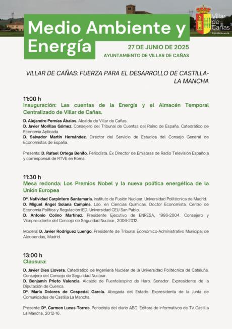 Villar de Cañas acoge este viernes una jornada sobre medio ambiente y energía con destacados expertos nacionales