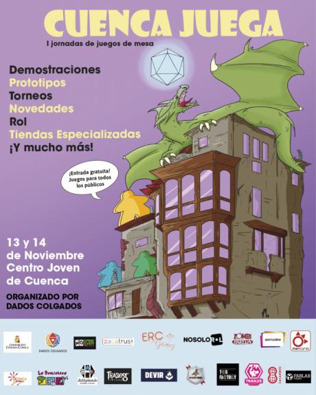 El Centro Joven acoge este fin de semana las primeras jornadas de juegos de mesa “Cuenca Juega”