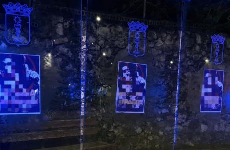 Propuestos para sanción por realizar pintadas y pegar carteles en mobiliario urbano junto a la Universidad