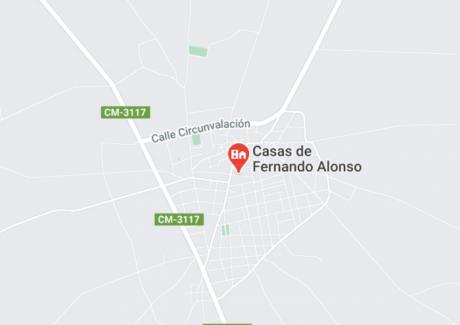 Roban una sucursal bancaria en Casas de Fernando Alonso mediante un alunizaje