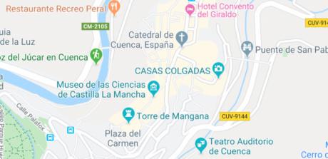 Google ya llama por su nombre a las Casas Colgadas