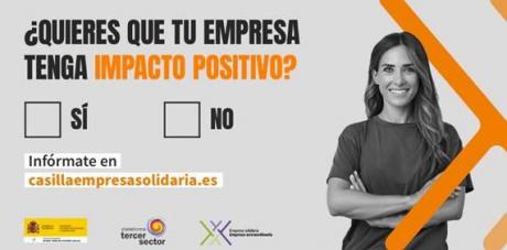 Más empresas que nunca marcan la Casilla Empresa Solidaria en el Impuesto de Sociedades