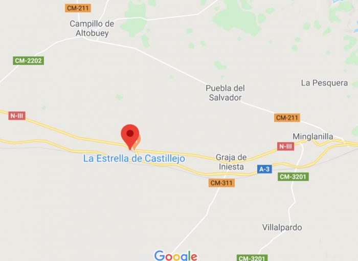 Reabierta la N-III en Castillejo de Iniesta