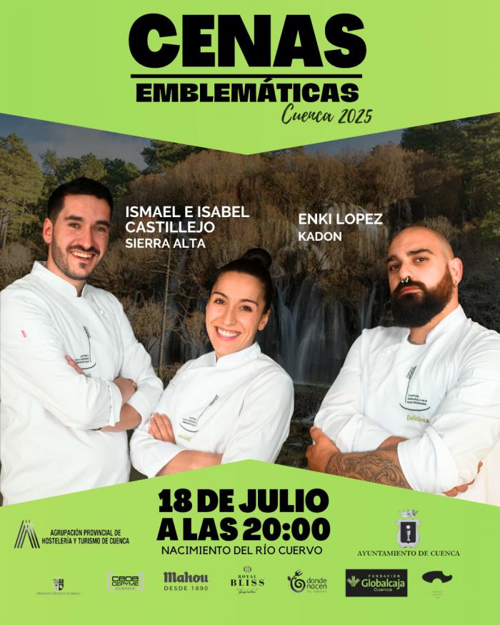 Las Cenas Emblemáticas regresan en julio con sabores de autor en escenarios únicos de Cuenca