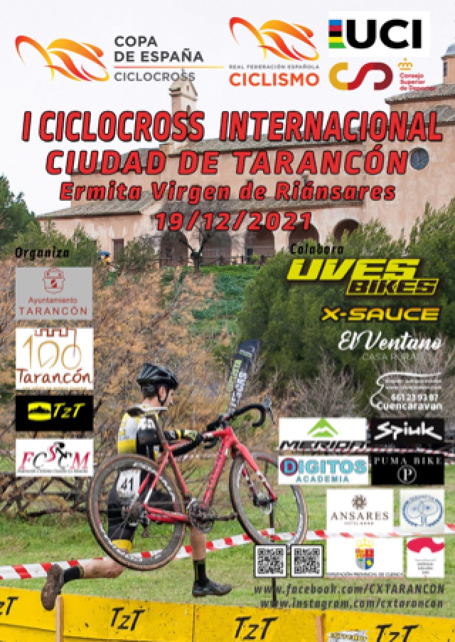 El I Ciclocross Internacional Ciudad de Tarancón espera a 500 participantes de numerosas nacionalidades en la resolución de Copa de España