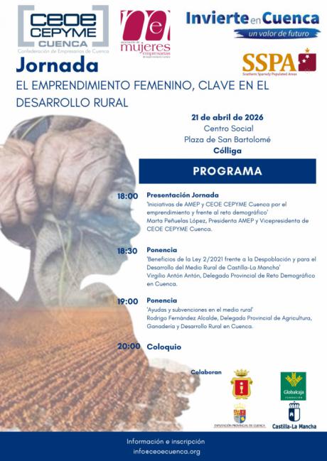 Cólliga acoge una jornada sobre emprendimiento femenino y desarrollo rural