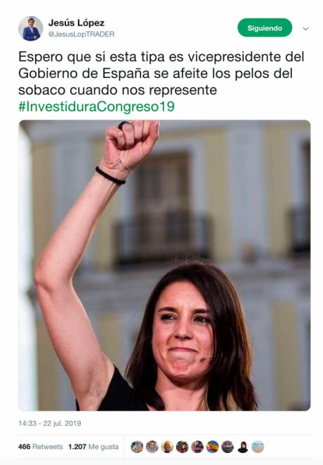 Piden la dimisión del concejal del PP de Barajas de Melo por su comentario “machista” sobre Irene Montero