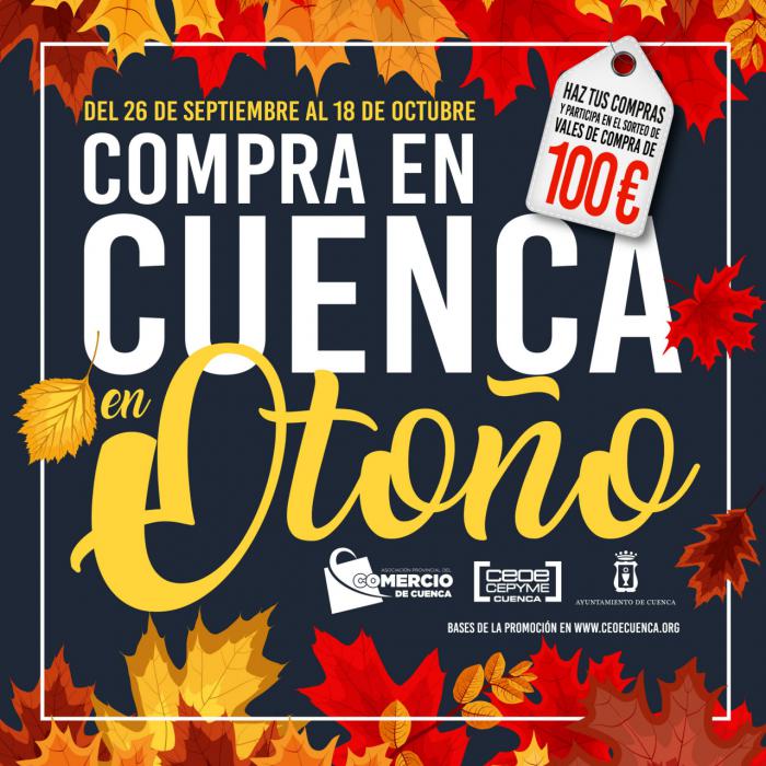 ‘Compra en Cuenca en Otoño’: campaña para premiar la fidelidad en el comercio local