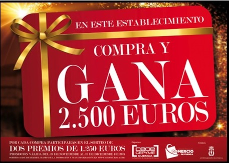 La campaña “Compra y gana” de Cuenca vuelve a sortear dos premios de 1.250 euros en compras
