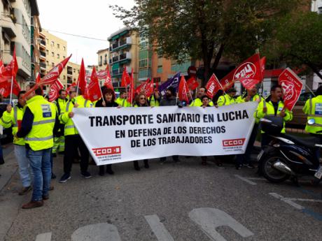 CCOO denuncia que la UTE Ambulancias Cuenca amenaza con despidos en plena Nochebuena