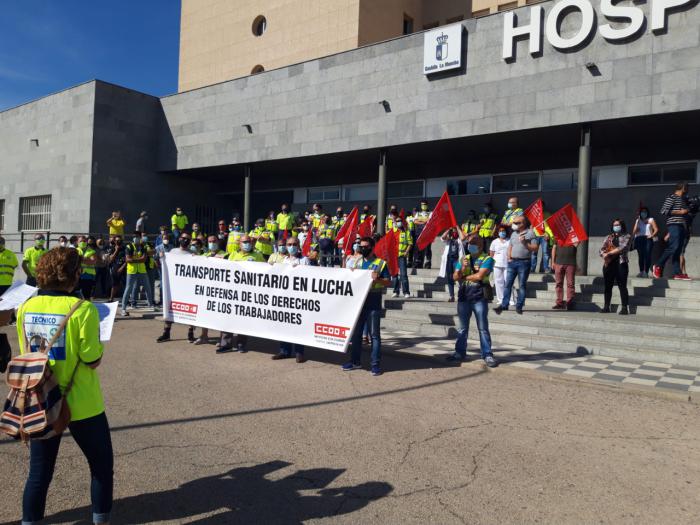 Primera semana de huelga en ambulancias sin que empresa y administración regional se den por aludidos