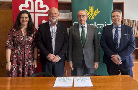 Globalcaja y Cáritas Diocesana se unen para combatir la exclusión residencial de familias y personas vulnerables
