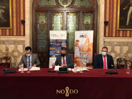 El Grupo de Ciudades Patrimonio de la Humanidad firma un acuerdo de promoción turística con la red de Ciudades AVE