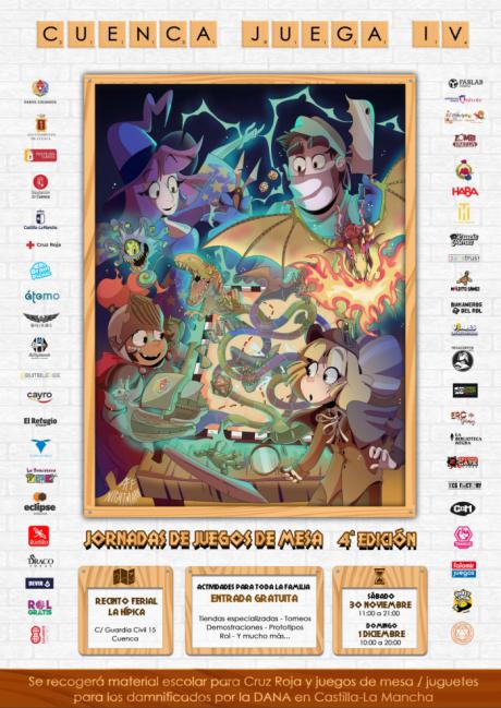 "Cuenca Juega" convierte a la ciudad en la capital del juego los días 30 de noviembre y 1 de diciembre