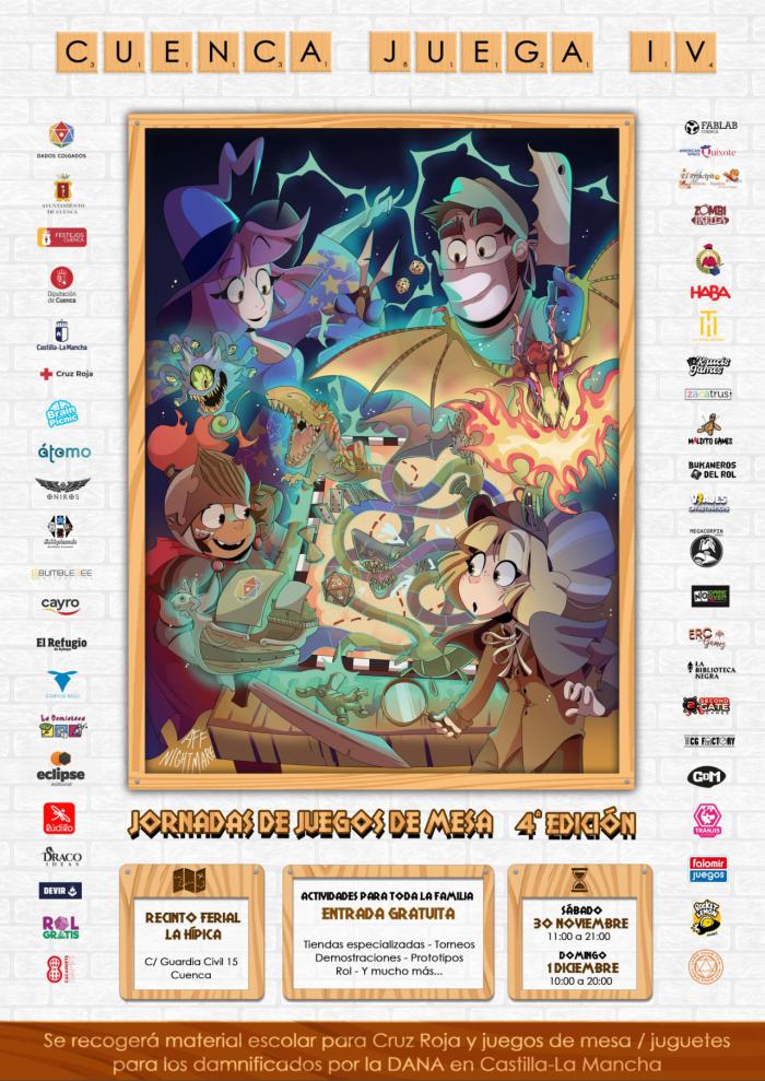 'Cuenca Juega' convierte a la ciudad en la capital del juego los días 30 de noviembre y 1 de diciembre