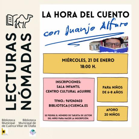 “La hora del cuento” lleva la narración oral a los más pequeños en la Biblioteca Municipal de Cuenca