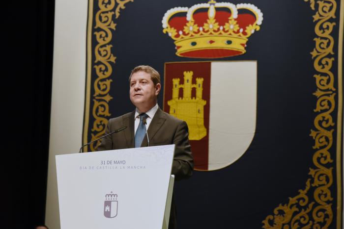 García-Page: 'La soberanía es de todos españoles, lo que somos lo decidimos entre todos'