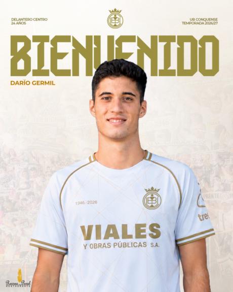 Darío Germil, nuevo fichaje de la UB Conquense para la temporada 2026/27