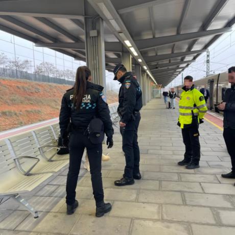 Desalojada una pasajera en Cuenca tras causar altercados durante un viaje en tren