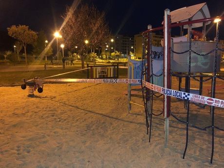 La alerta por el coronavirus cierra los parques infantiles de la capital