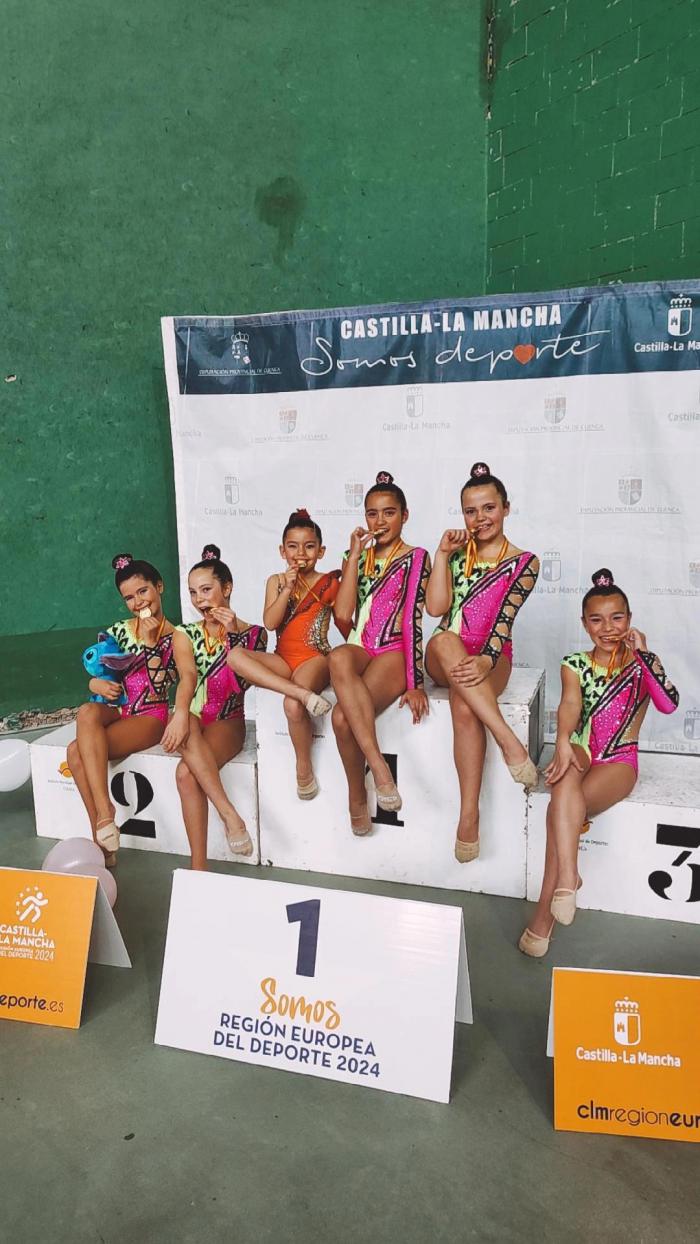 Grandes resultados y triunfos en el fin de semana para el Club conquense Rítmica Dansei