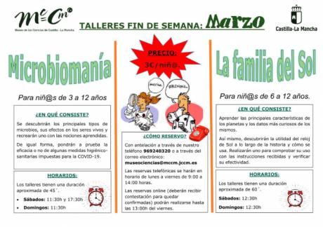 


Fin de semana de talleres infantiles en el Museo de las Ciencias


