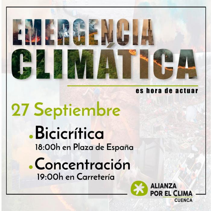 Este viernes Cuenca se moviliza en defensa del clima