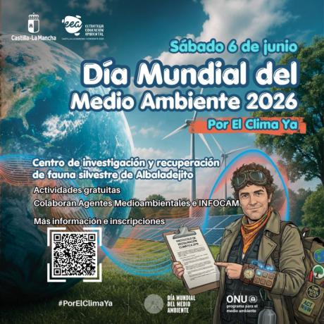 Albaladejito acogerá una jornada gratuita de educación ambiental para celebrar el Día Mundial del Medio Ambiente