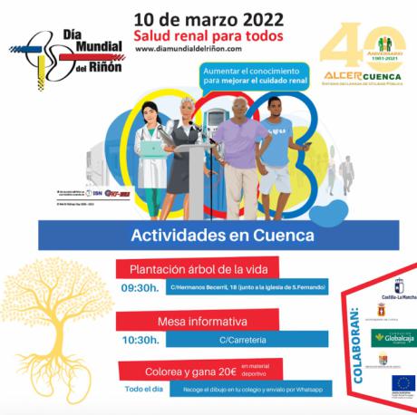 “Aumentar el conocimiento para mejorar el cuidado renal”, con este lema ALCER celebra el Día Mundial del Riñón