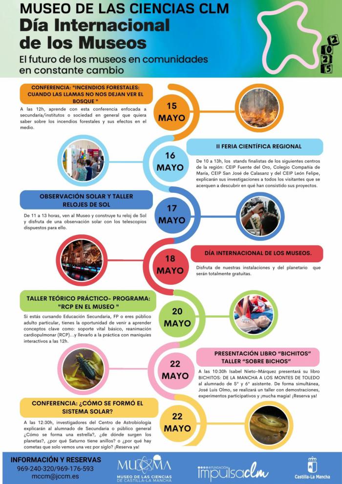 El Museo de las Ciencias celebra el Día Internacional de los Museos 2025 con una semana repleta de actividades gratuitas