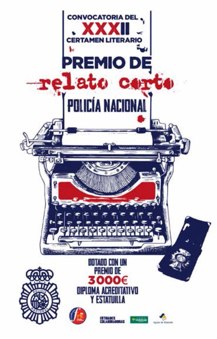 Convocado el XXXII certamen literario “Premio de Relato Corto Policía Nacional”