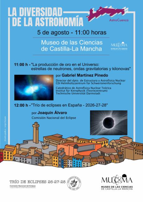 El Museo de las Ciencias acoge una jornada de puertas abiertas con dos conferencias de alto nivel científico el 5 de agosto