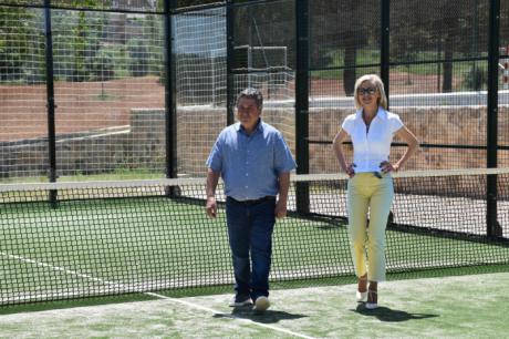 Castillo de Garcimuñoz mejorará la iluminación de su pista de pádel con el apoyo de la Junta